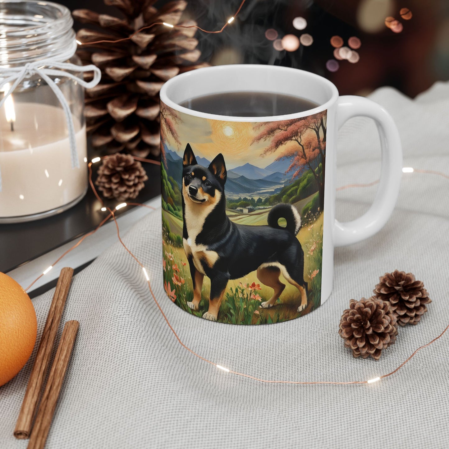 Shiba Inu - Black & Tan Ceramic Mug