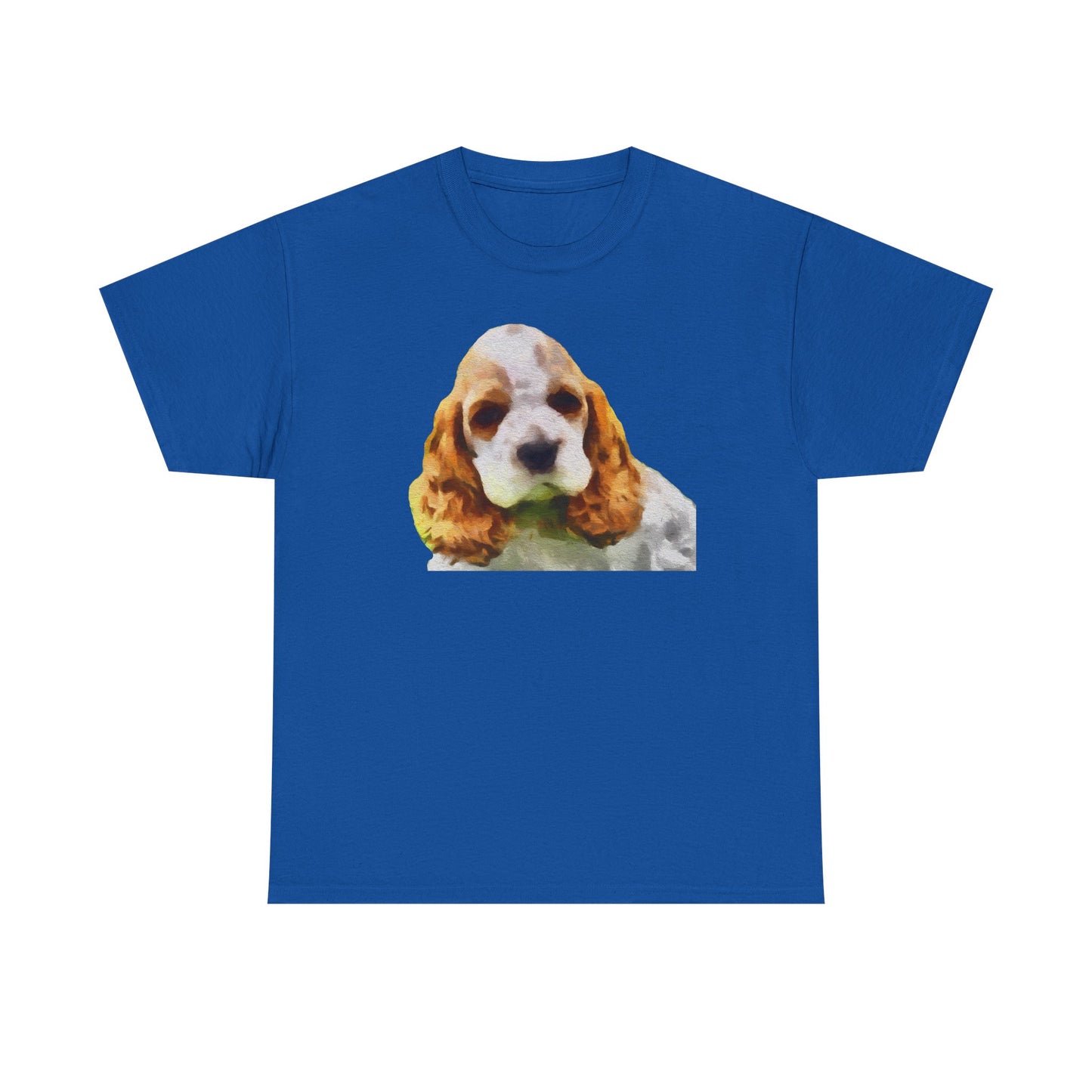 Cocker Spaniel 'Hogan' Unisex Heavy Cotton Tee