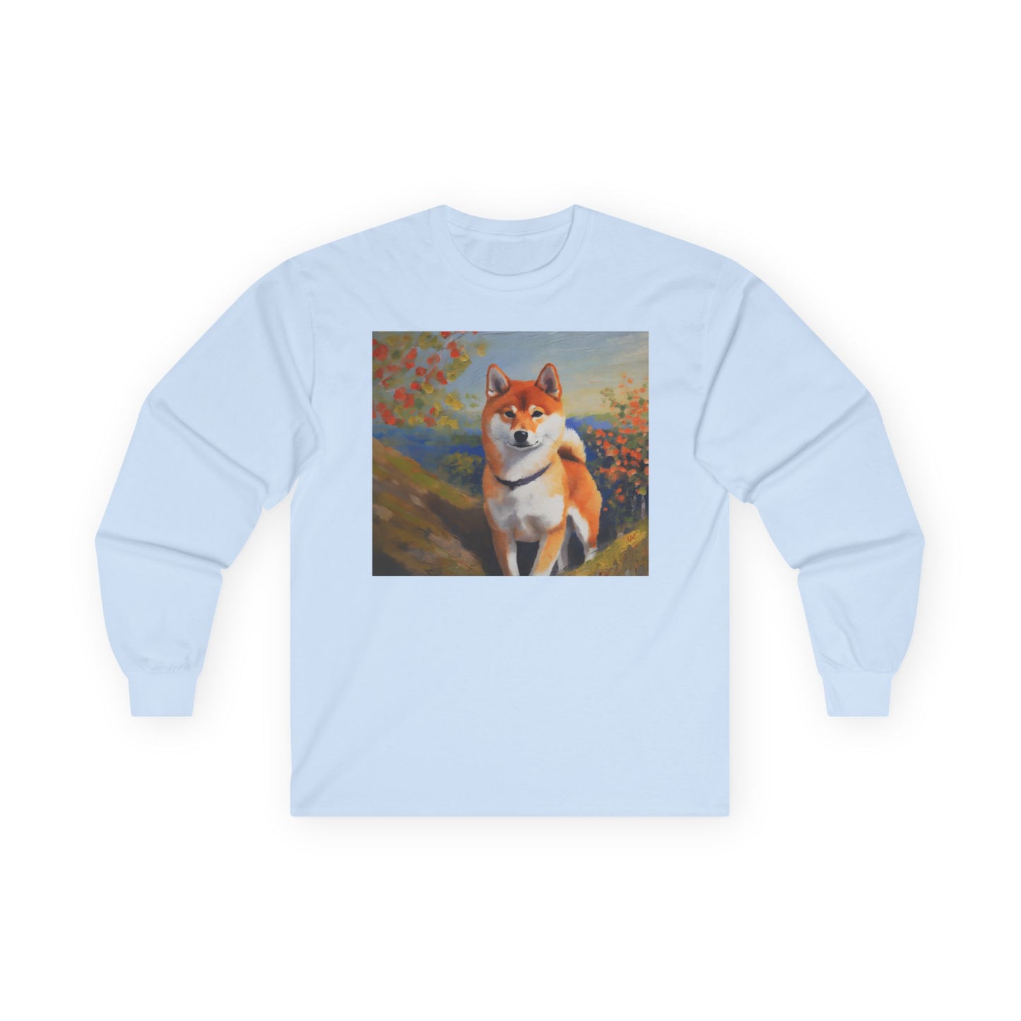 Shiba Inu Cotton Long Sleeve Tee