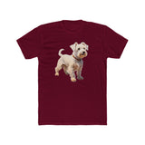 Sealyham Terrier Men's Fitted Cotton Crew Tee
