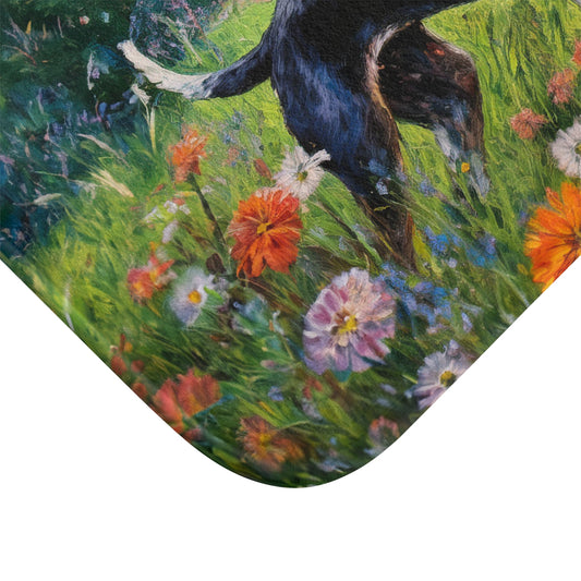 Bluetick Coonhound Bathroom Rug Mat