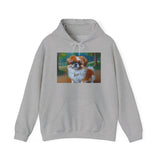 Pekingese Puppy Unisex 50/50 Hooded Sweatshirt