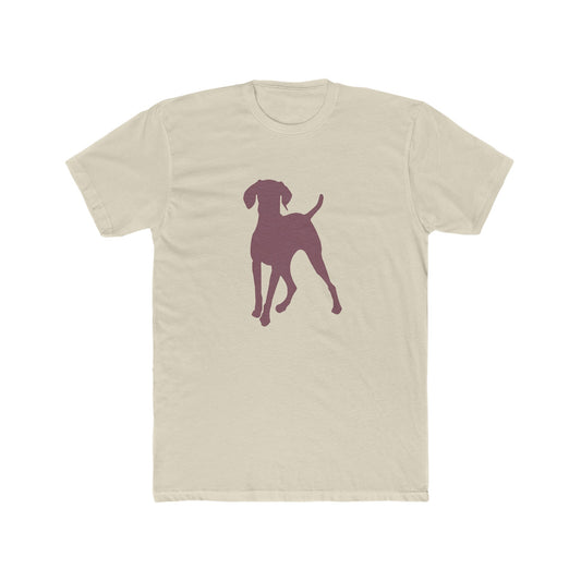 Hungarian Vizsla --  Men's Fitted Cotton Crew Tee