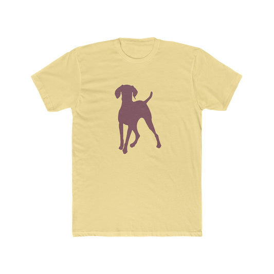 Hungarian Vizsla --  Men's Fitted Cotton Crew Tee