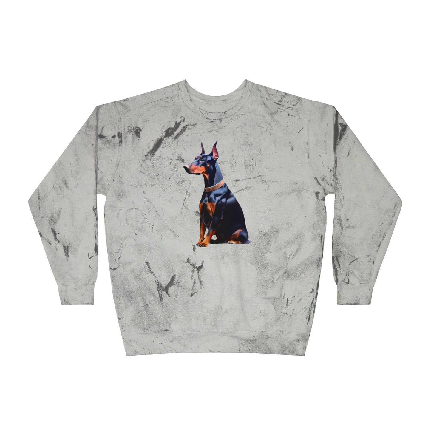 Doberman Pinscher #2 - Unisex Color Blast Crewneck Sweatshirt