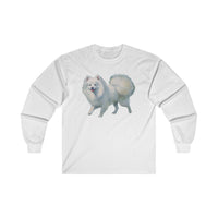 Japanese Spitz Unisex Classic Cotton Long Sleeve Tee