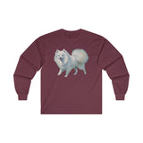 Japanese Spitz Unisex Classic Cotton Long Sleeve Tee