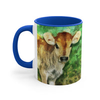 Jersey Calf Accent Coffee Mug, 11oz