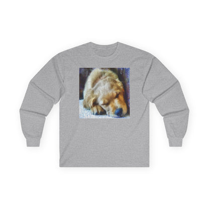 Golden Retriever Zuko Unisex Cotton Long Sleeve Tee