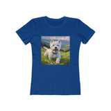 West Highland Terrier Women's Slim Fitted Ringspun Cotton Tee