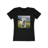 West Highland Terrier Women's Slim Fitted Ringspun Cotton Tee