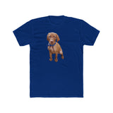 Vizsla  'Augie' Men's Cotton Crew Tee