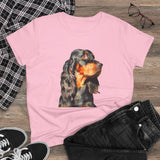 Gordon Setter 'Angus' Women's Midweight Cotton Tee