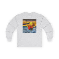 Cocktails at Sea Ranch Unisex Cotton Long Sleeve Tee