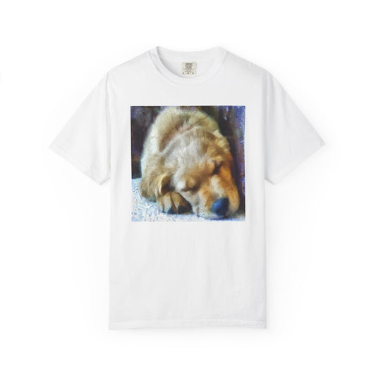Golden Retriever 'Zuko' Unisex-Adult Relaxed Fit Garment-Dyed T-shirt