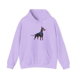 Doberman Pinscher #1 - Unisex 50/50 Hooded Sweatshirt