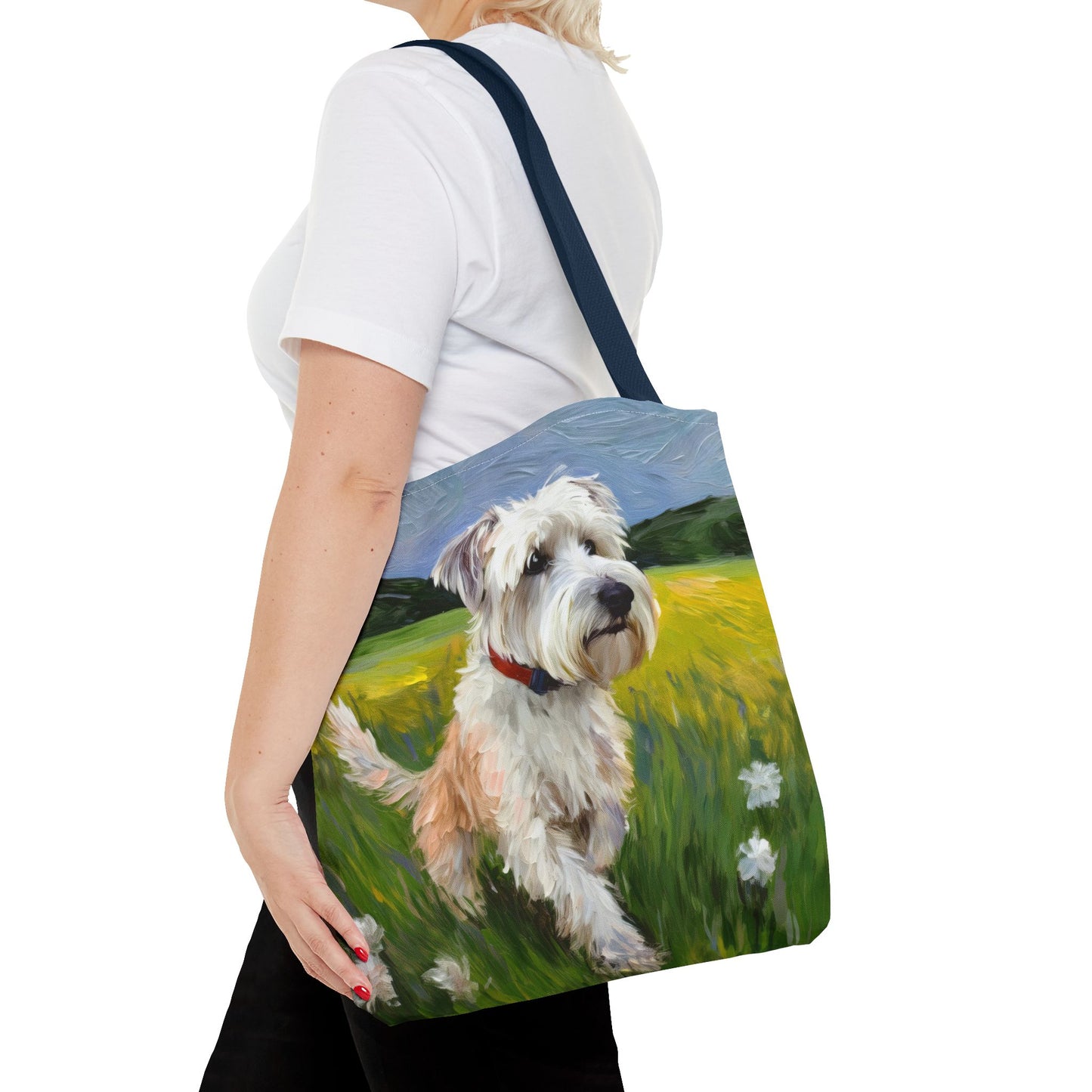 Dandie Dinmont Terrier - Polyester Tote Bag (AOP)
