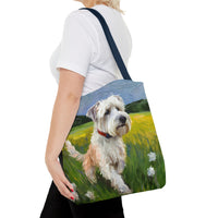 Dandie Dinmont Terrier - Polyester Tote Bag (AOP)