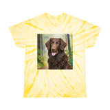 Curly-Coated Retriever Tie-Dye Tee, Cyclone