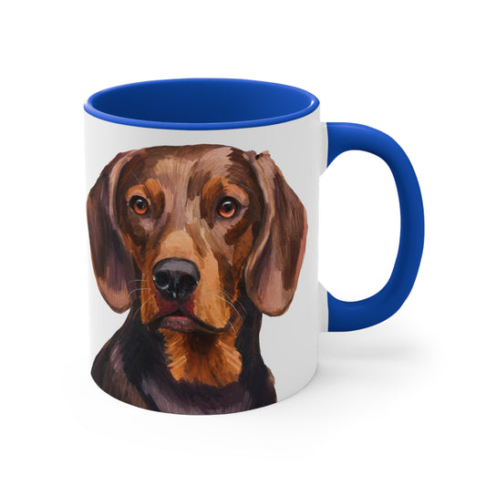 Hannoverscher Schweisshund 11oz Ceramic Accent Mug