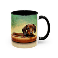 Dachshund 'Weiner Dog'  --  Accent Coffee Mug (11, 15oz)