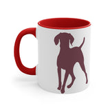 Hungarian Vizsla Ceramic Accent Coffee Mug, 11oz