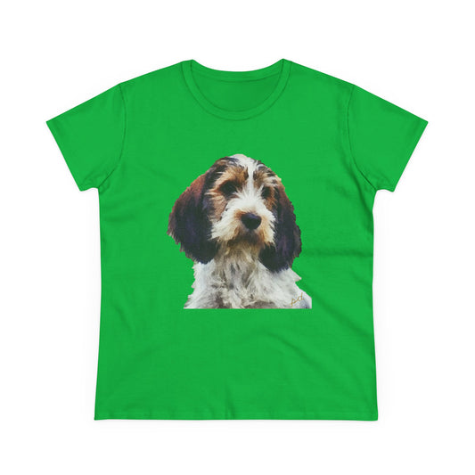 Petit Basset Griffon Vendeen Women's Midweight Cotton Tee