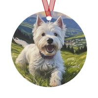 Westie #2 - West Highland Terrier Metal Ornaments