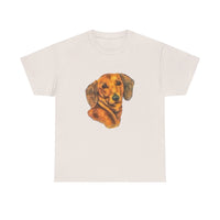 Dachshund 'Doxie #1' Unisex Heavy Cotton Tee