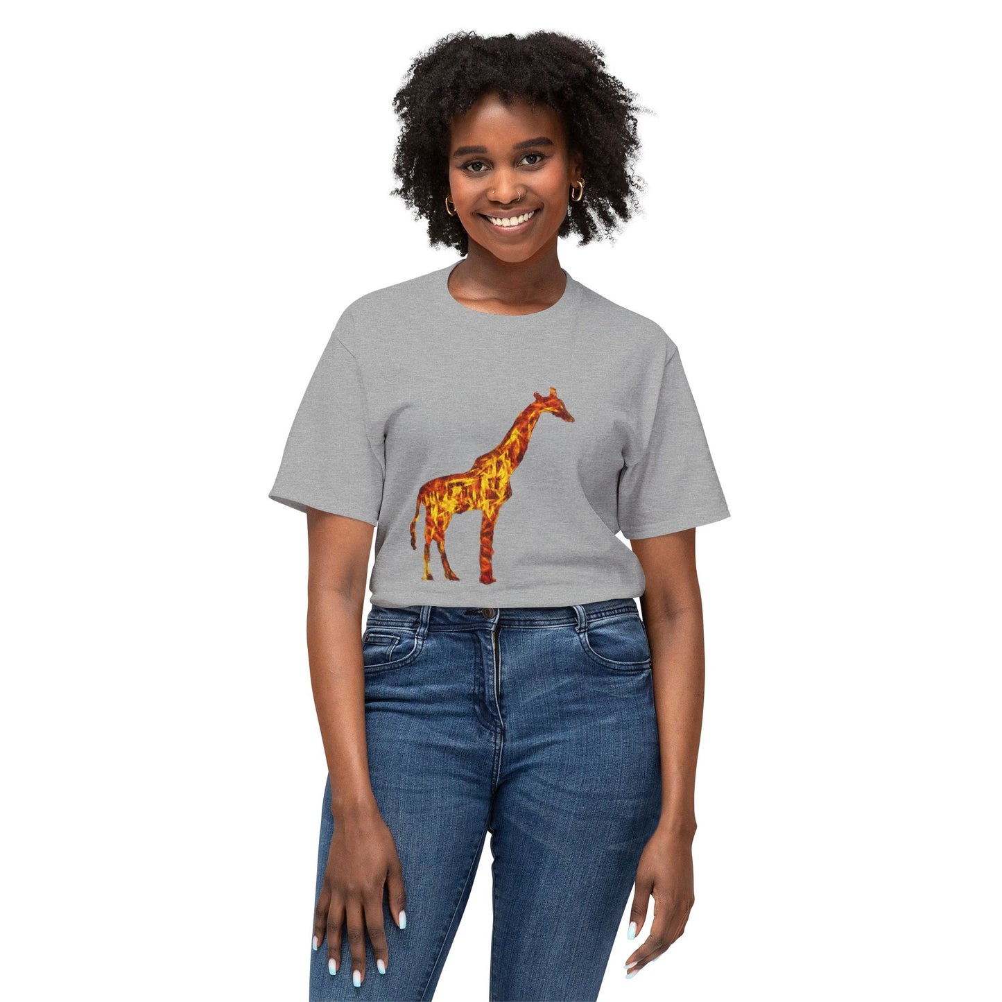 Giraffe Unisex Pre-Shrunk Jersey Cotton Tee
