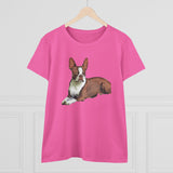 Boston Terrer 'Seely' Women's Midweight Cotton Tee