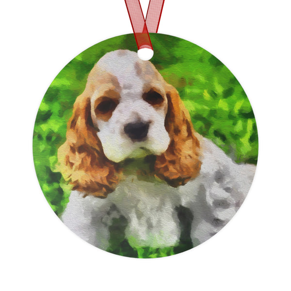 Cocker Spaniel 'Hogan' Metal Ornaments