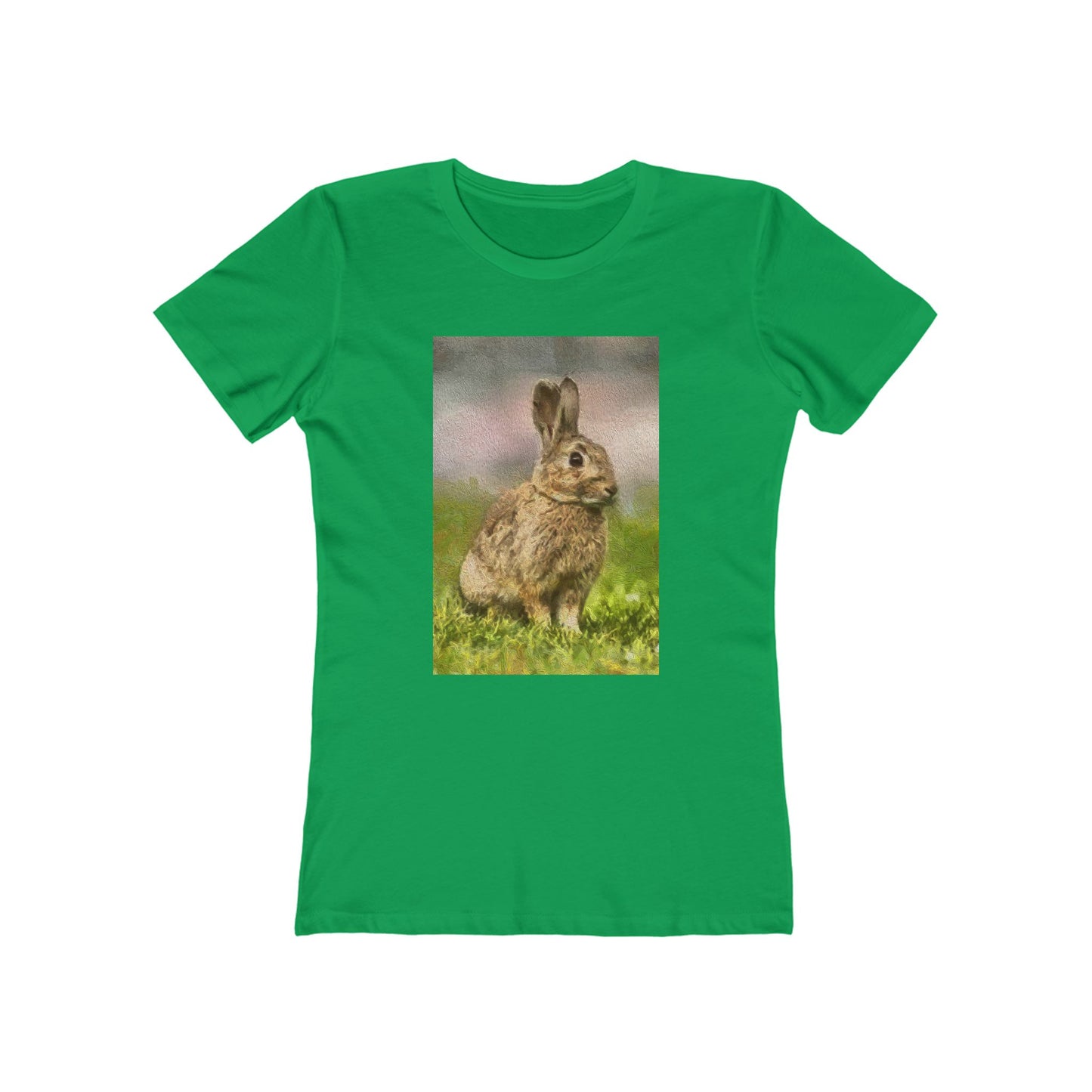 Rabbit 'Clover' - Women's Slim Fit Ringspun Cotton T-Shirt