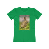 Rabbit 'Clover' - Women's Slim Fit Ringspun Cotton T-Shirt