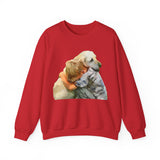 Yellow Labrador Retriever Unisex Crewneck Sweatshirt