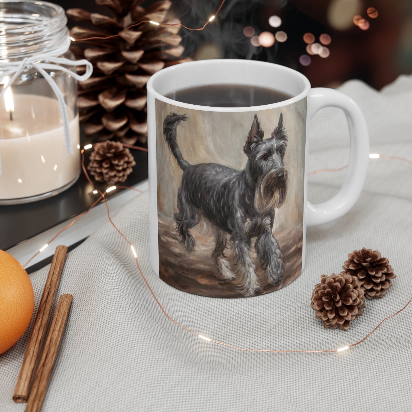 Cesky Terrier - Whimsical Ceramic Mug 11oz