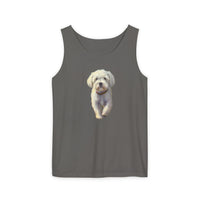 Bolognese Unisex Relaxed Fit Garment-Dyed Tank Top