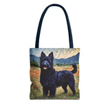 Croatian Sheepdog - Polyester Tote Bag (AOP)