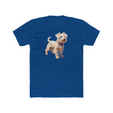 Sealyham Terrier Men's Fitted Cotton Crew Tee