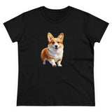 Welsh Corgi Puppy - Women's Midweight Cotton Tee