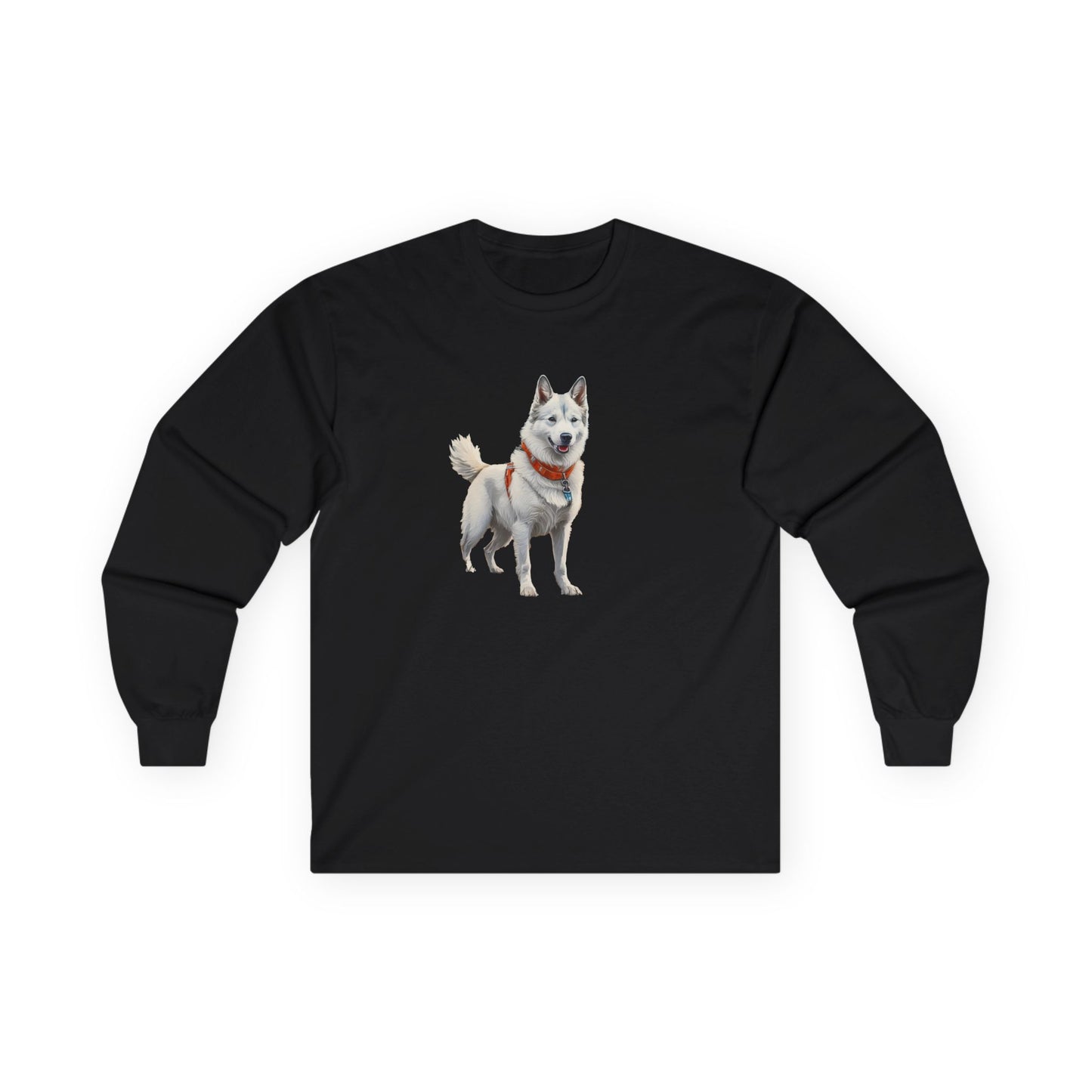 Yakutian Laika Unisex Classic Cotton Long Sleeve Tee