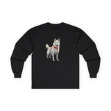 Yakutian Laika Unisex Classic Cotton Long Sleeve Tee
