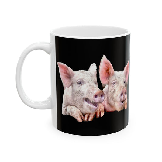 Pigs  'A Jowly Good Time' - Ceramic Mug 11oz