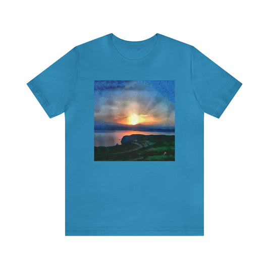 Sifnos Sunset (Greece)-  Classic Jersey Short Sleeve Tee