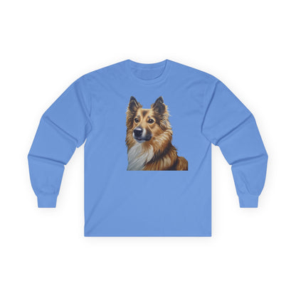 Icelandic Sheepdog Classic Cotton Long Sleeve Tee