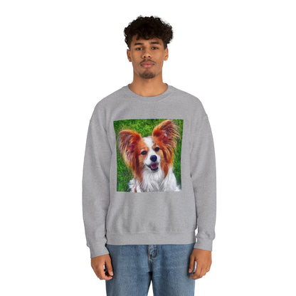 Papillon Unisex 50/50 Crewneck Sweatshirt