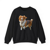 Nederlandse Kooikerhondje Unisex 50/50 Crewneck Sweatshirt