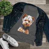 Yorkshire Terrier 'Yorkie' - Lupis Women's Slim Fit Triblend Tee
