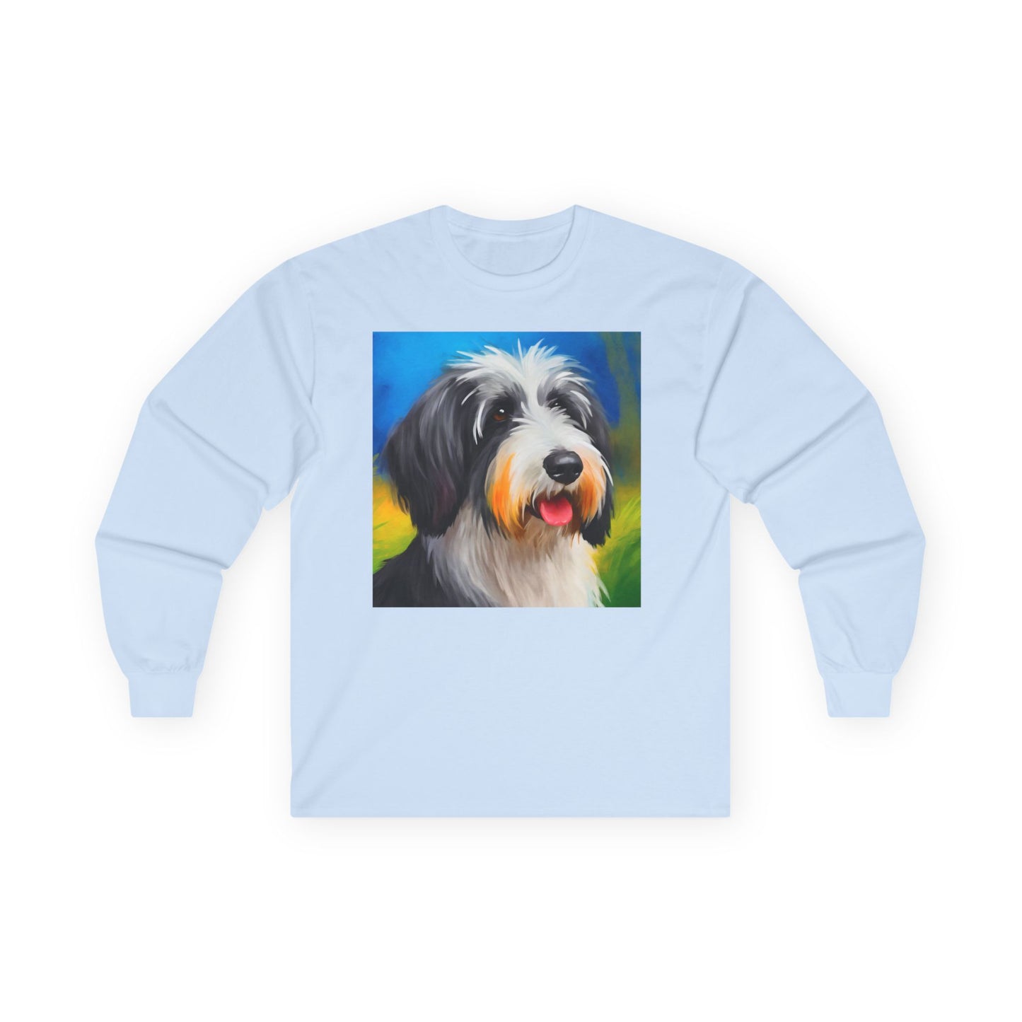 Polish Lowland Sheepdog Unisex Cotton Long Sleeve Tee