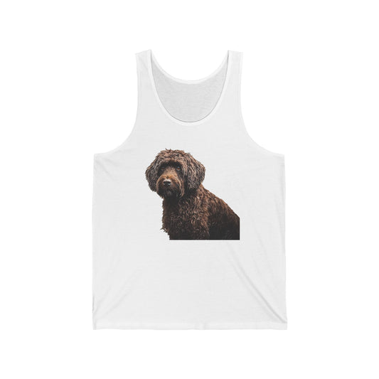 Barbet Unisex Jersey Tank Top – Embrace Comfort and Style